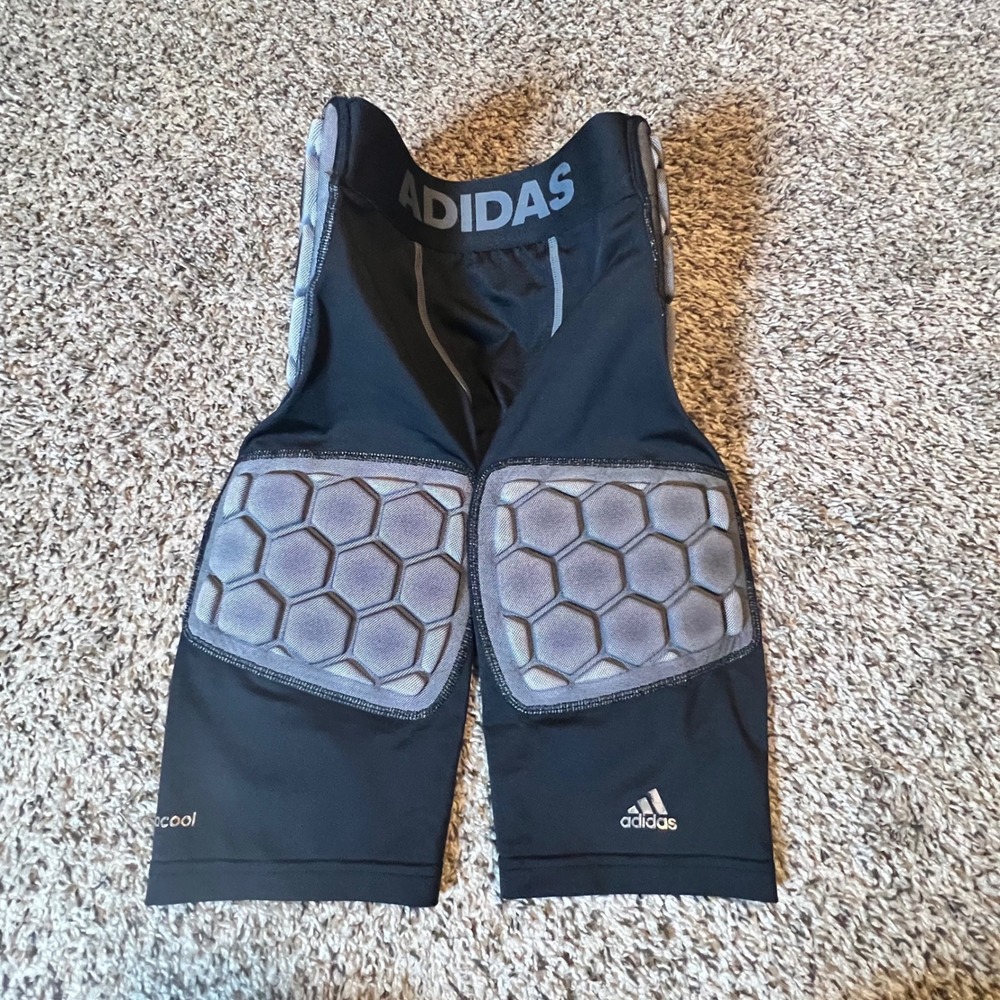 Adidas Techfit Climacool Padded Compression‎ Shorts Mens Large Black Football L